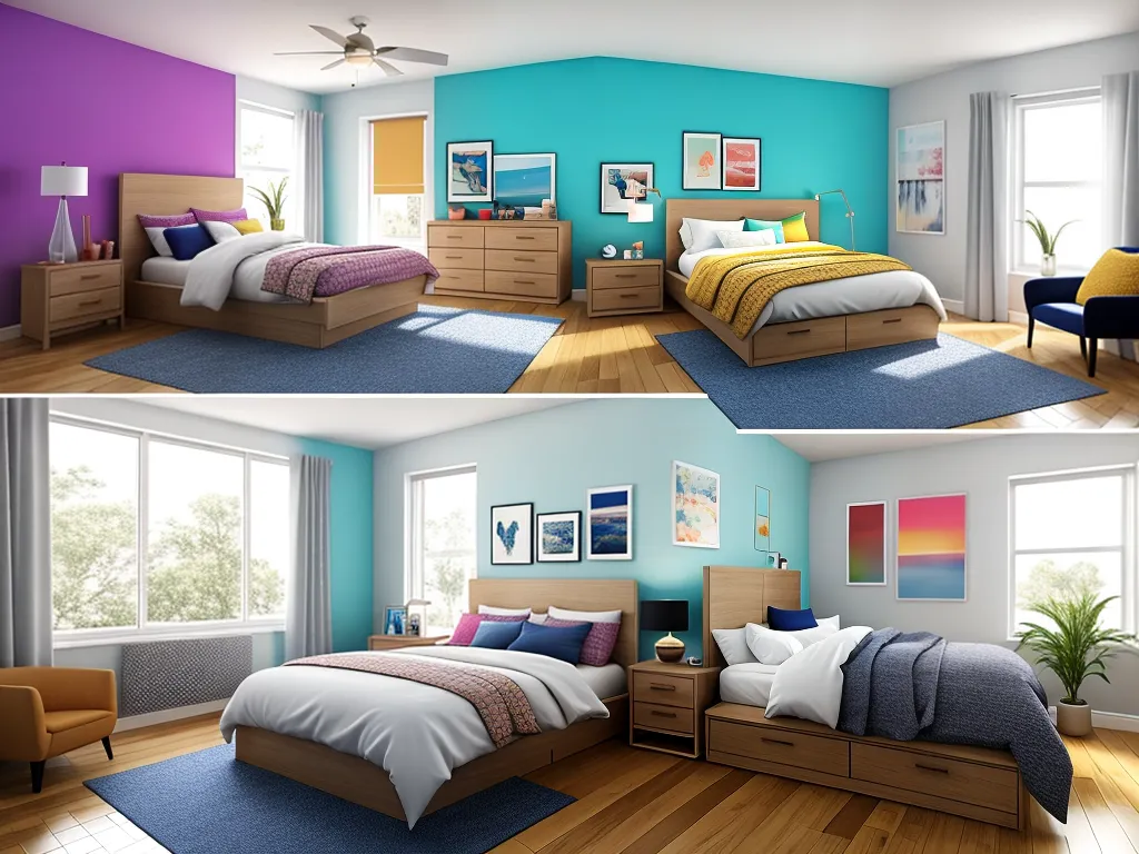 Decoração de Quarto: Transforme o Ambiente com Cores Vibrantes