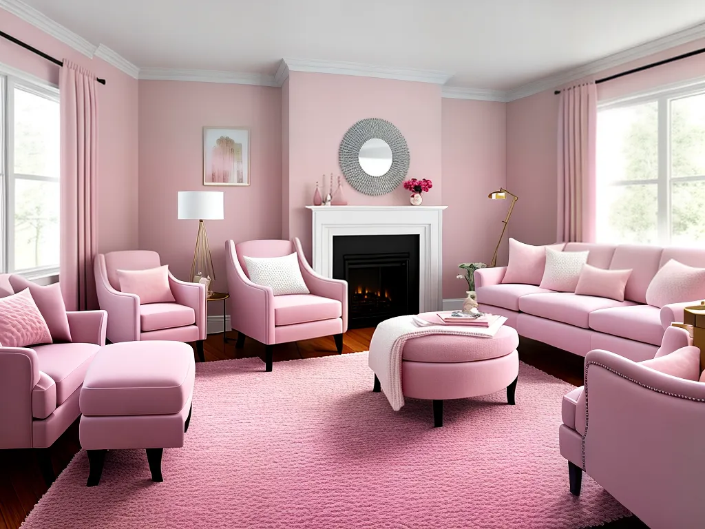 Decoração de casa com cor rosa bebê: dicas para criar um ambiente sofisticado