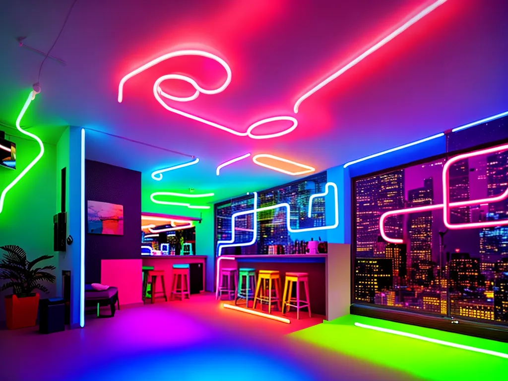 Ilumine Sua Casa Com Convites Neon Para Editar