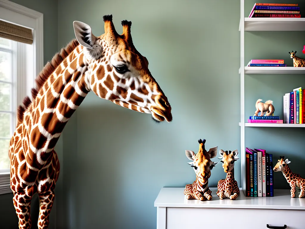 Girafas para colorir: ideias criativas de decoração de casa