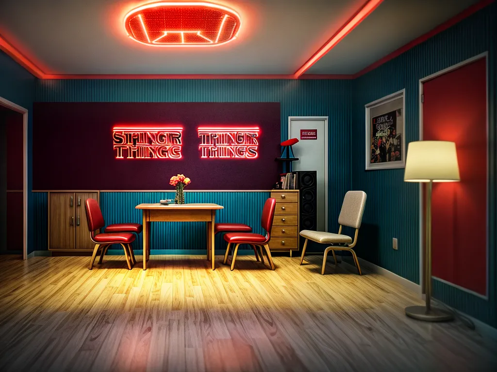 Decoração Retrô: Transforme seu Ambiente com o Painel Stranger Things