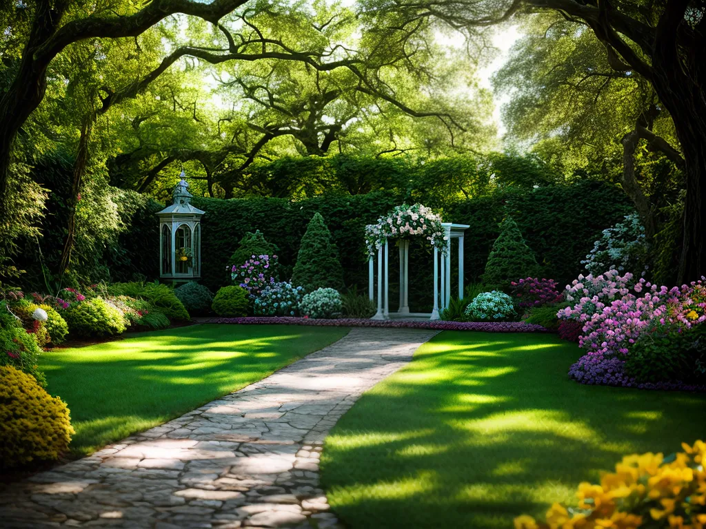 Decoração de Festa: Topo de Bolo Jardim Encantado para Imprimir